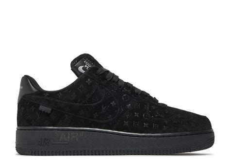 Louis Vuitton x Air Force 1 Low 'Triple Black' .